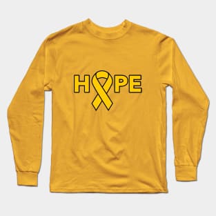 Go Gold with Hope Long Sleeve T-Shirt